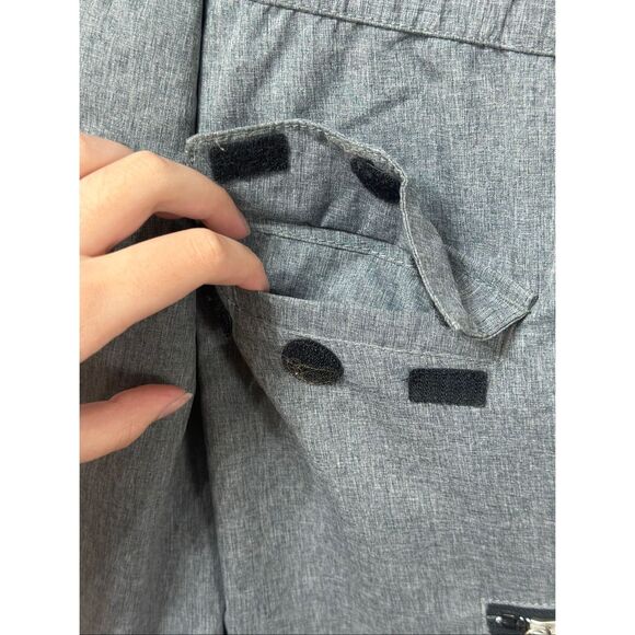 Obermeyer Gray Zip Up Snow Bibs Snow Pants Kids Size 8 - Picture 14 of 14